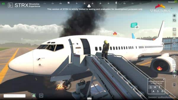 Airport fire training