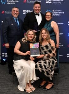 First Aid Training Group is proud to be the winner of the 2025 Federation University Commerce Ballarat Business Excellence Awards in the WIN Network Customer Service Award category